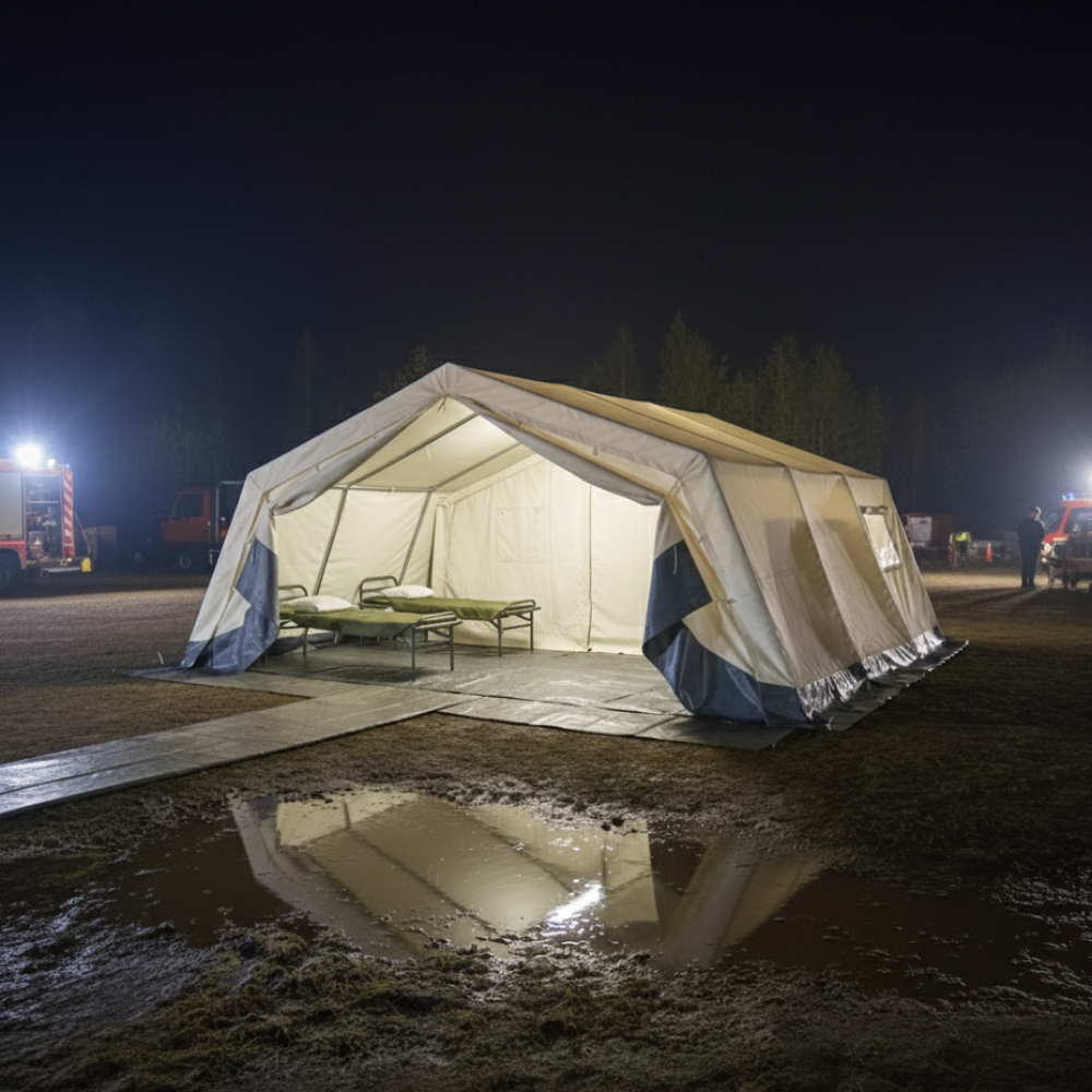 Einsatzbereit, wenn es darauf ankommt: Warum die Wahl des richtigen Mannschaftszelts über den Einsatzerfolg entscheidet
