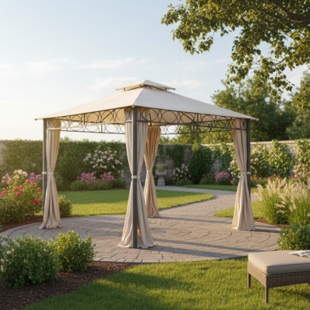 Gartenpavillon Oasis Haven Classic 3x3 m