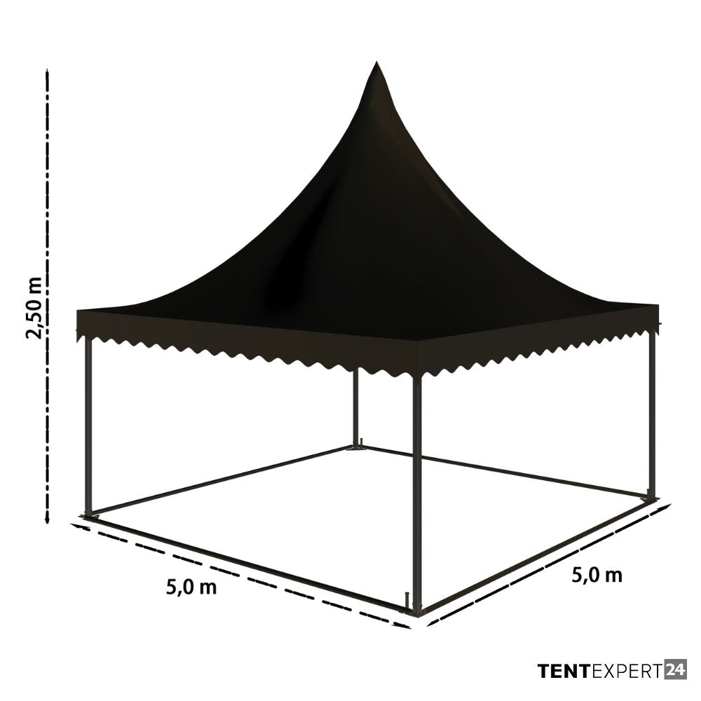 Pagode 5 x 5 x 2,5 m / Tentexpert24.de
