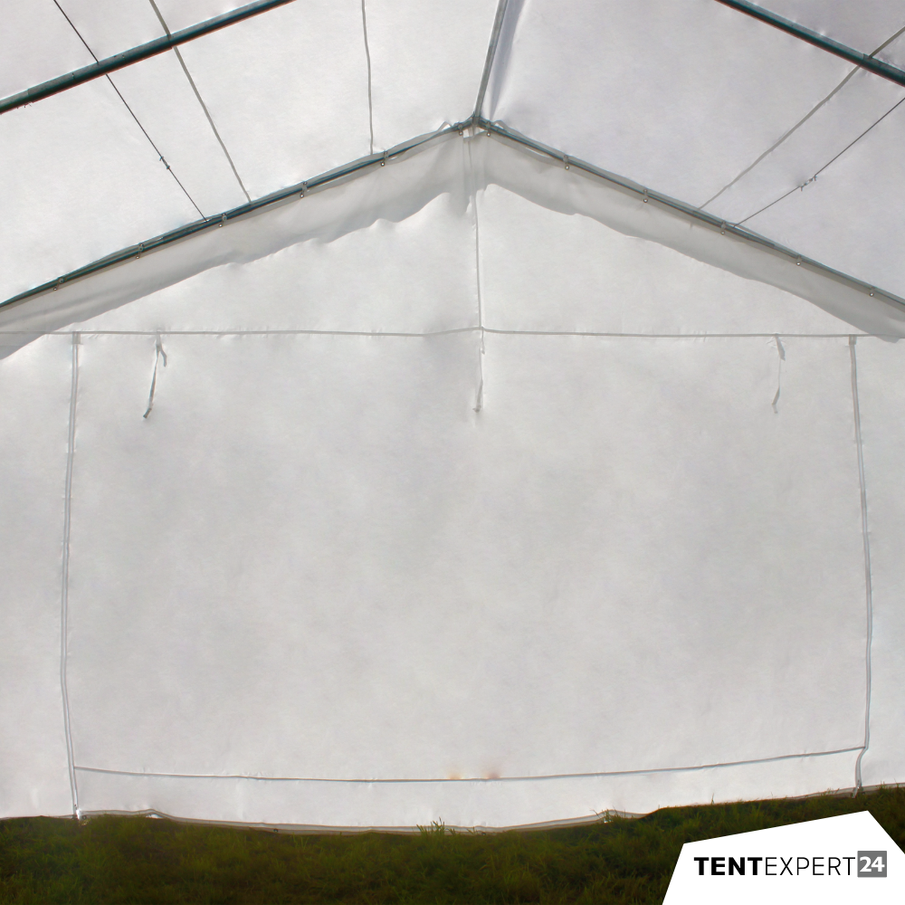 6x8 m Partyzelt, PE-Plane 180 g/m², weiß