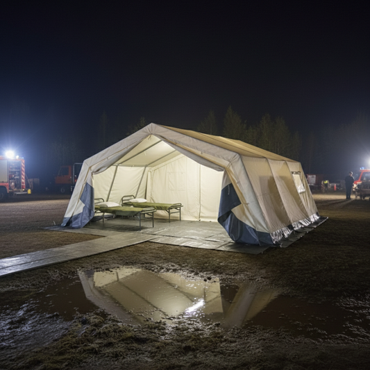 Einsatzbereit, wenn es darauf ankommt: Warum die Wahl des richtigen Mannschaftszelts über den Einsatzerfolg entscheidet
