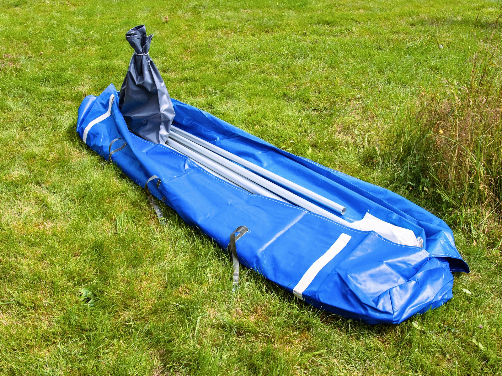 MZU P-10 Mannschafts- und Unterkunftszelt (5,0 x 4,7 m) - mit Aluminiumgerüst