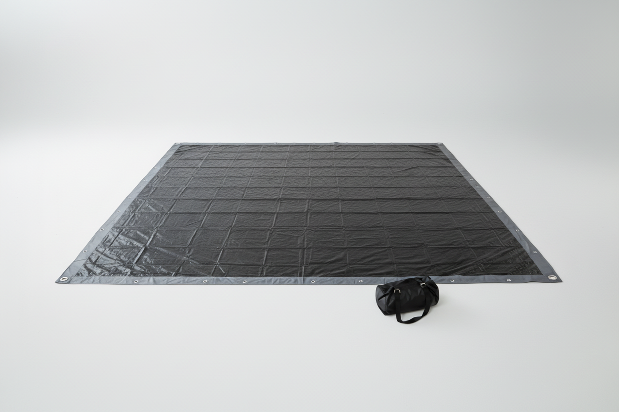 Bodenplane PVC Polyestergewebe 650 g/m²  | Für Mannschaft und Unterkunftszelte