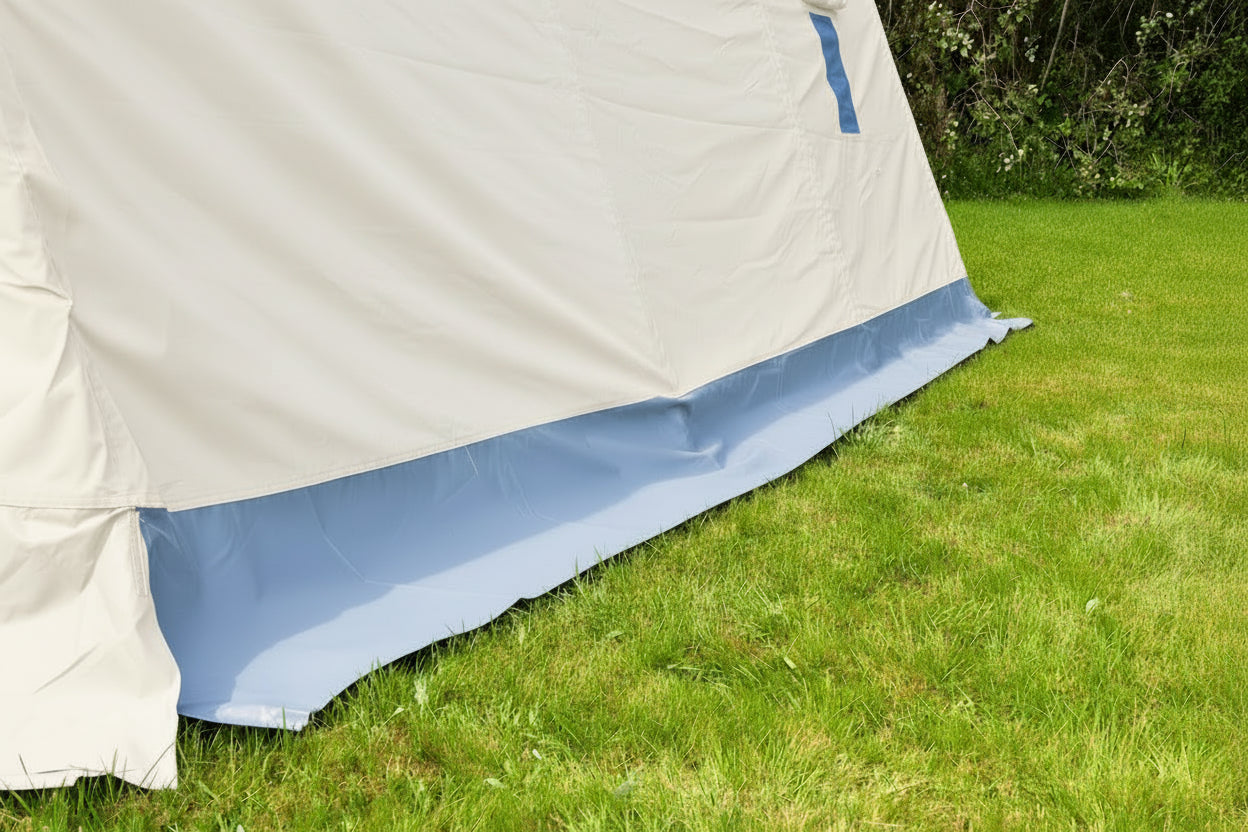 MZU P-10 Mannschafts- und Unterkunftszelt (5,0 x 4,7 m) - mit Aluminiumgerüst