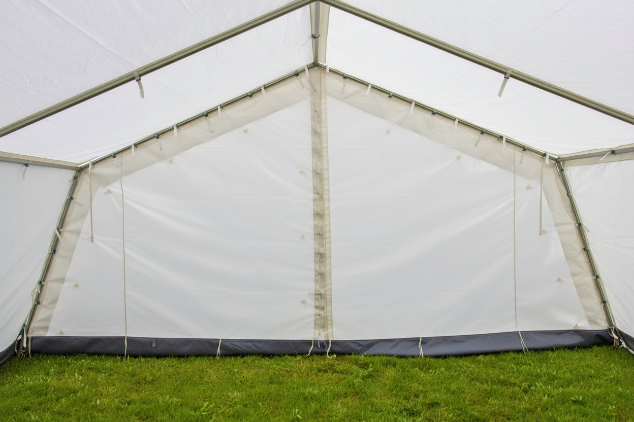 MZU P-10 Mannschafts- und Unterkunftszelt (5,0 x 4,7 m) - mit Aluminiumgerüst