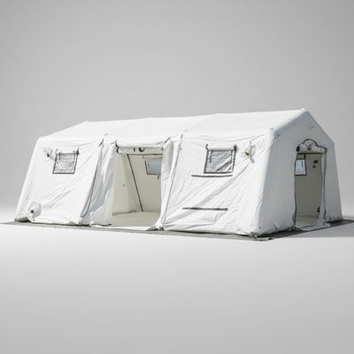 MZI 42 Aufblasbares Mannschafts- und Unterkunftszelt (7,55x 5,60 m)