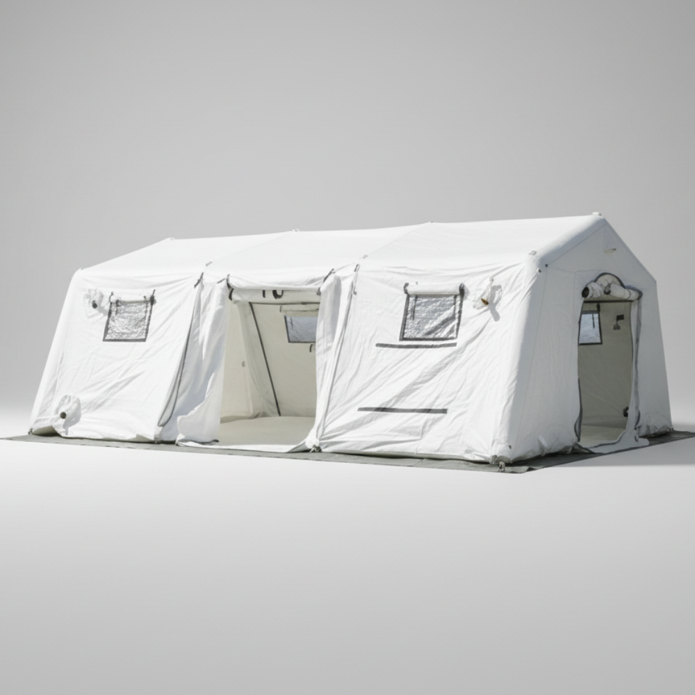 MZI 42 Aufblasbares Mannschafts- und Unterkunftszelt (7,55x 5,60 m)