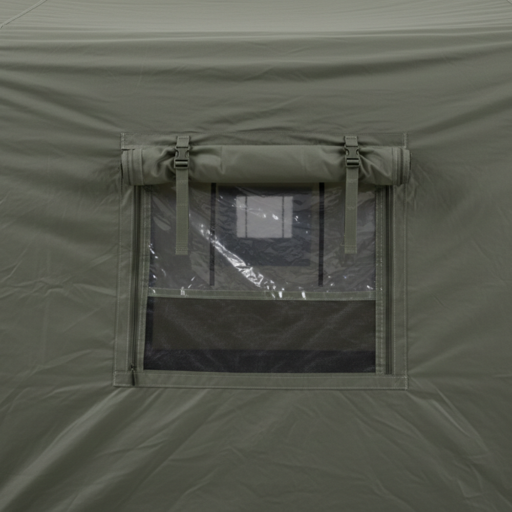 MZI 27 Aufblasbares Mannschafts- und Unterkunftszelt (5,40 x 5,60 m )