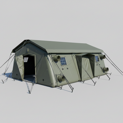 MZI 39 Aufblasbares Mannschafts- und Unterkunftszelt (7,92 x 5,60 m)